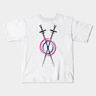 Bisexual Pride Swords Kids T-Shirt